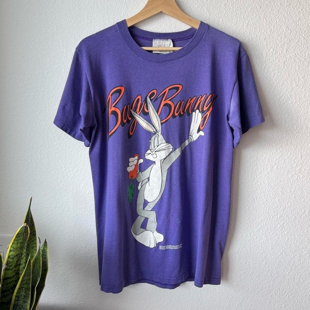 Warner Bros. Silver and Purple Bugs Bunny Tee